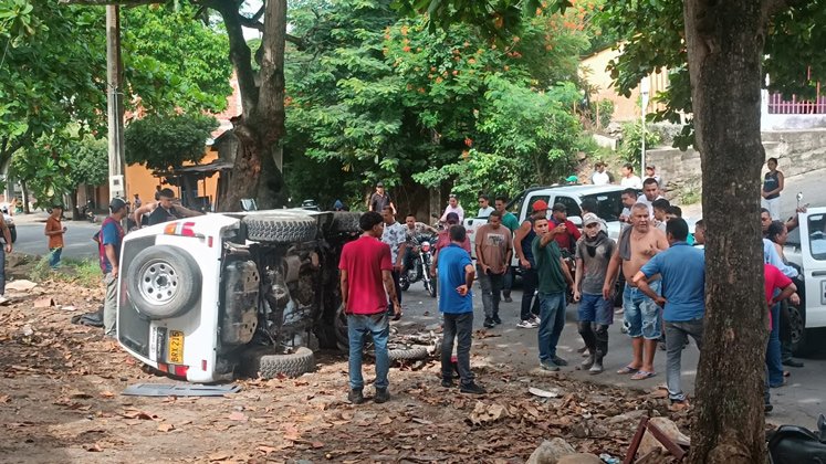 Accidente de tránsito en Sardinata 