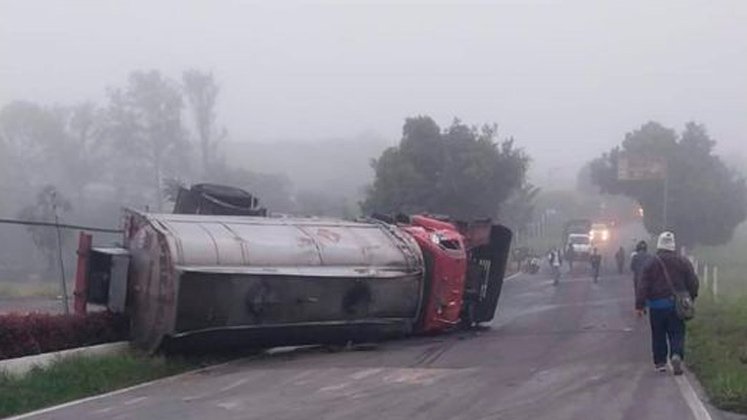 Camión cisterna en Ocaña