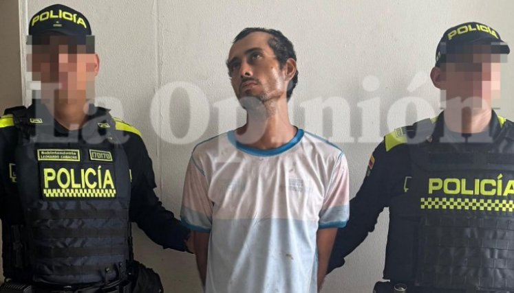 Capturado en medio de una riña