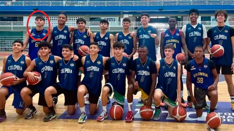 Selección Colombia Sub-15 de baloncesto.