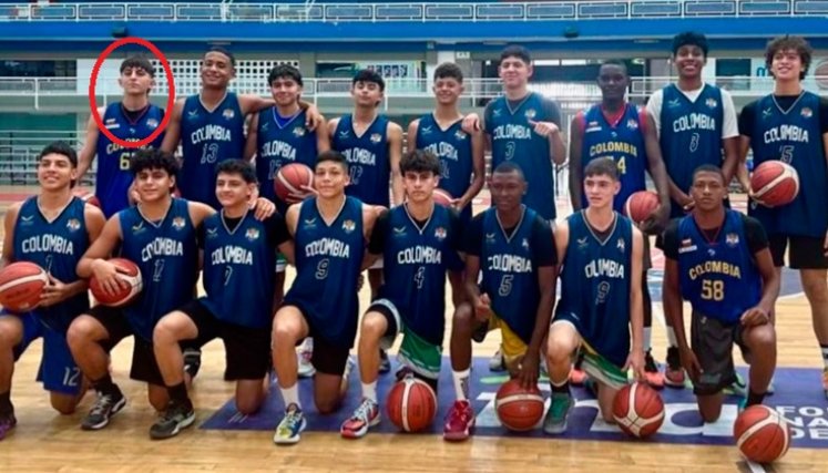Selección Colombia Sub-15 de baloncesto.