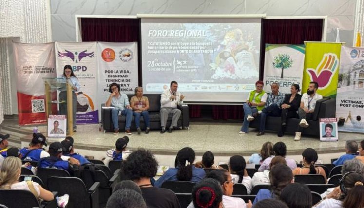 Foro regional Catatumbo aporta a la búsqueda humanitaria a Norte de Santander./Foto cortesía