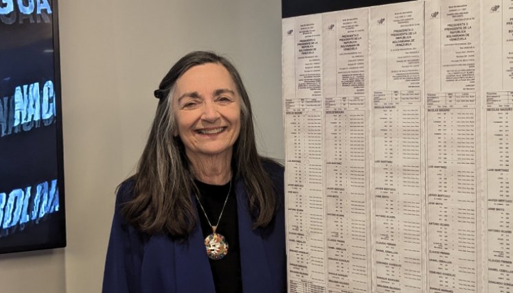 Jennie Lincoln, jefa de la misión electoral del Centro Carter en Venezuela. / Foto: Redes