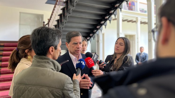 El ministro del Interior, Juan Fernando Cristo./Foto cortesía