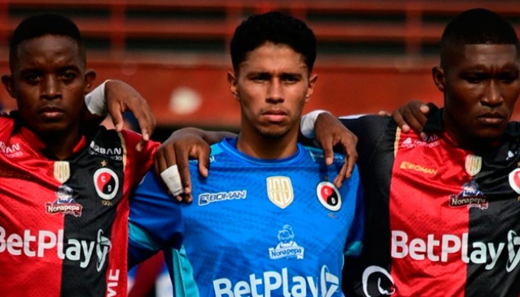 Juan David Ramírez, arquero del Cúcuta Deportivo. 