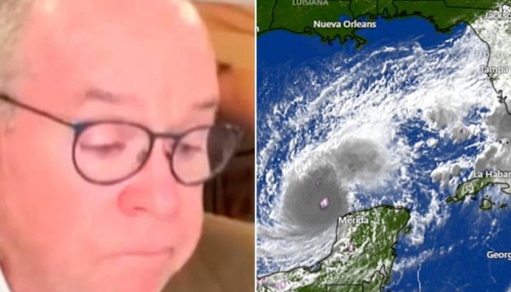 “Esto es simplemente horrible”: meteorólogo no aguantó y lloró cuando habló del huracán Milton