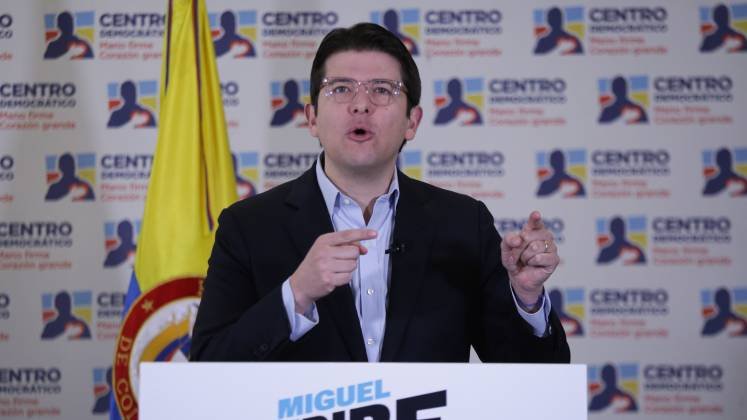 Miguel Uribe anunció que será candidato presidencial./Foto Colprensa