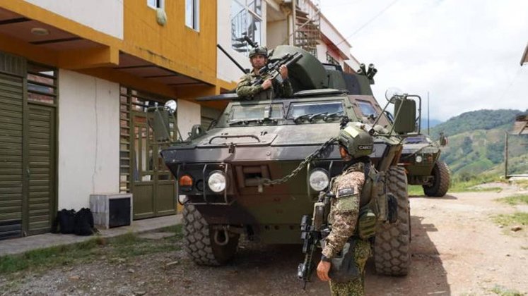 Operación militar en el Cauca