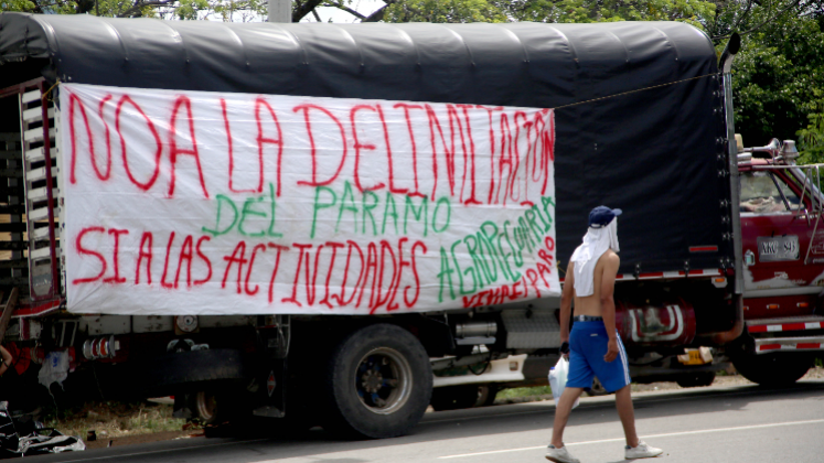 Campesinos de Santurbán y Almorzadero exigen presencia del gobierno nacional.