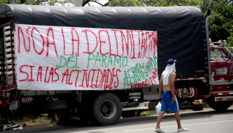 Campesinos de Santurbán y Almorzadero exigen presencia del gobierno nacional.