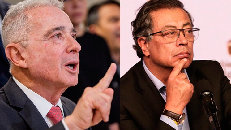 Petro y Uribe