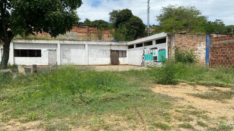 La comunidad ha querido intervenir en el terreno donde antaño estaba ubicada la estación del ferrocarril.  / Foto: Nicolás Mojica.