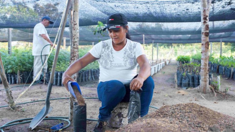 Sonia Evangelista Medina es una mujer agricultora y artesana originaria de Inírida (Guainía). / Foto: Cortesía