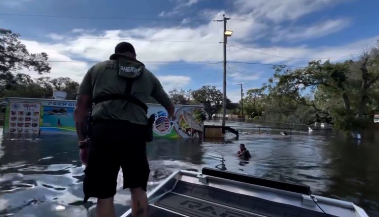 Estragos e inundaciones causó el huracán Milton en Florida, Estados Unidos. / Foto: Redes sociales