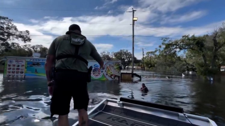 Estragos e inundaciones causó el huracán Milton en Florida, Estados Unidos. / Foto: Redes sociales