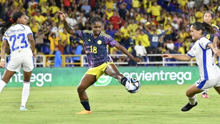 Linda Caicedo jugadora de la selección nacional y el Real Madrid.