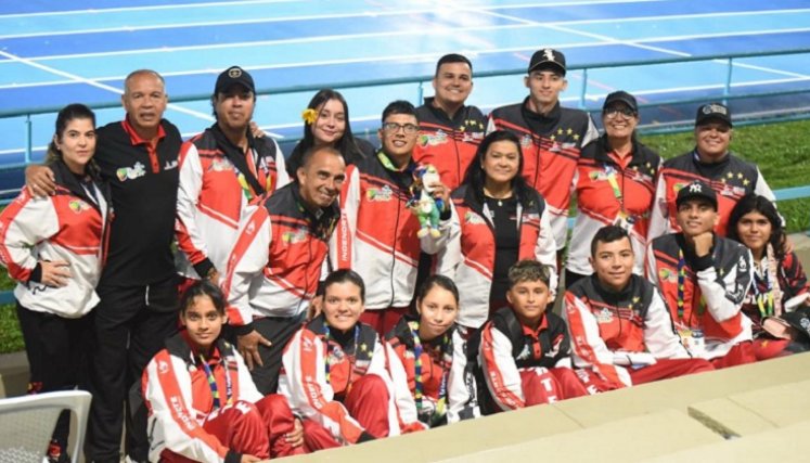 Selección Norte paratletismo juvenil.