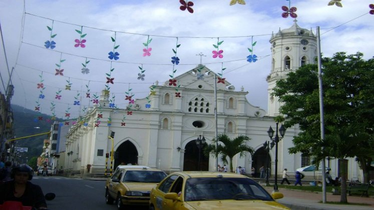 La Alcaldía de Ocaña propuso un alumbrado navideño más sobrio y sencillo, antes que gastar millones de pesos. Foto Archivo La Opinión