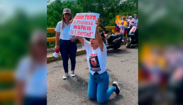 Madre de Edwin Iván Colmenares García 