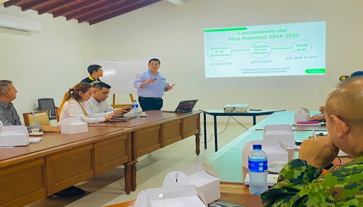 Integrantes del Comité de Riesgos y Atención de Desastres activaron el plan Navidad. /Foto: Cortesía.