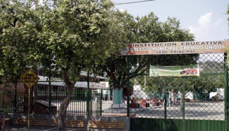 El colegio Gremios Unidos es un emblema de Pescadero. / Foto: Archivo.