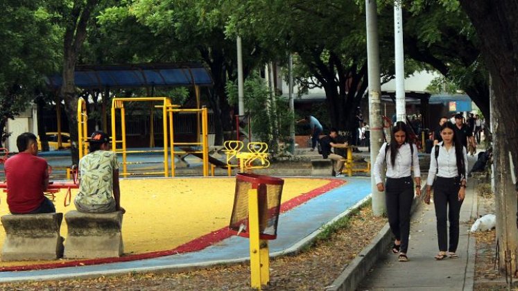 El ‘Parque de la Piedra’ se encuentra a la espera de una remodelación.  / Foto: Carlos Ramírez. 