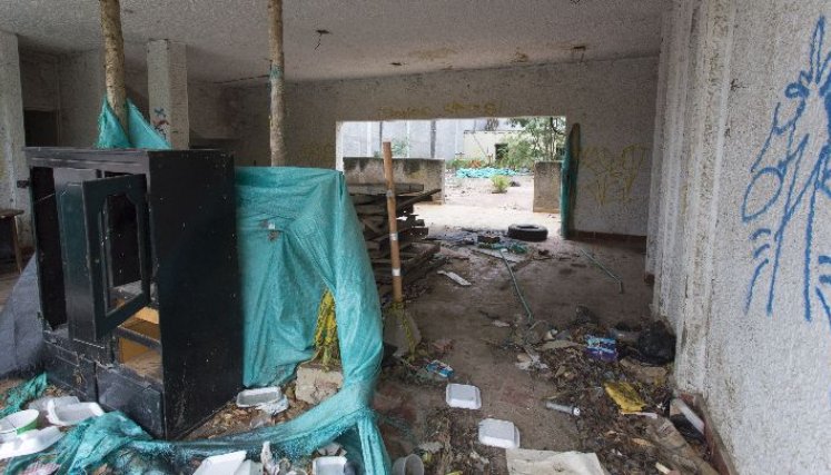 El teatro se convirtió en foco de inseguridad y contaminación. / Foto: Archivo.
