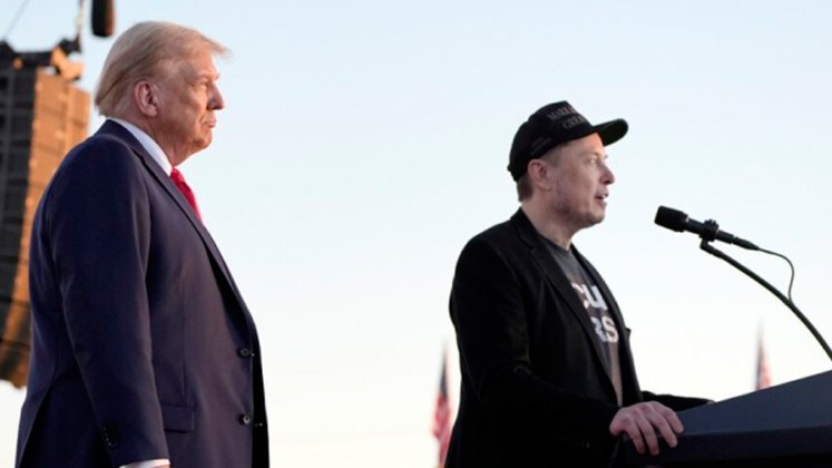 Trump and Elon Musk. Foto cortesía