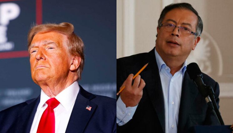Trump y Petro 