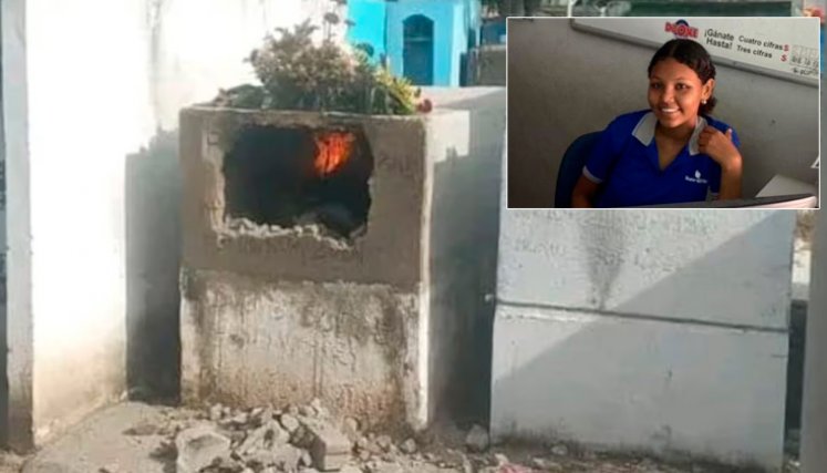 Tumba de asesino Marlen Mozo