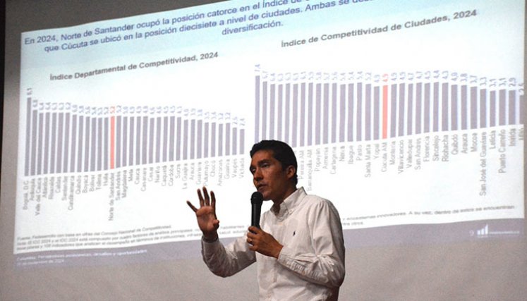 El director ejecutivo de Fedesarollo, Luis Fernando Mejía, habló de las aportunidades de la región./ Foto Cortesía