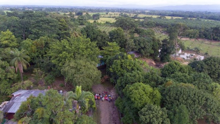 Predio en la vereda Agualazar en proceso de restitución/Foto cortesía