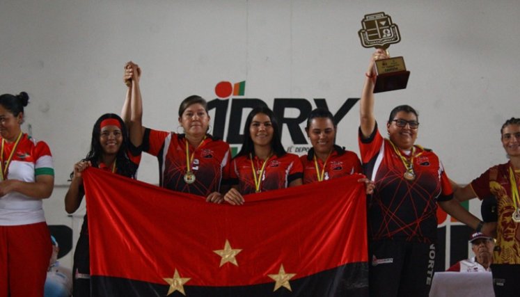 La selección Norte femenina de tejo se apuntó la medalla de oro.