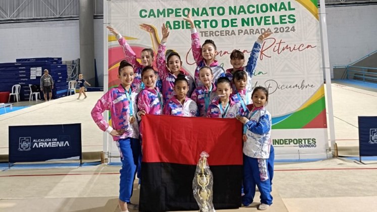 Esta es la selección de gimnasia rítmica de Norte que compitió en Armenia.