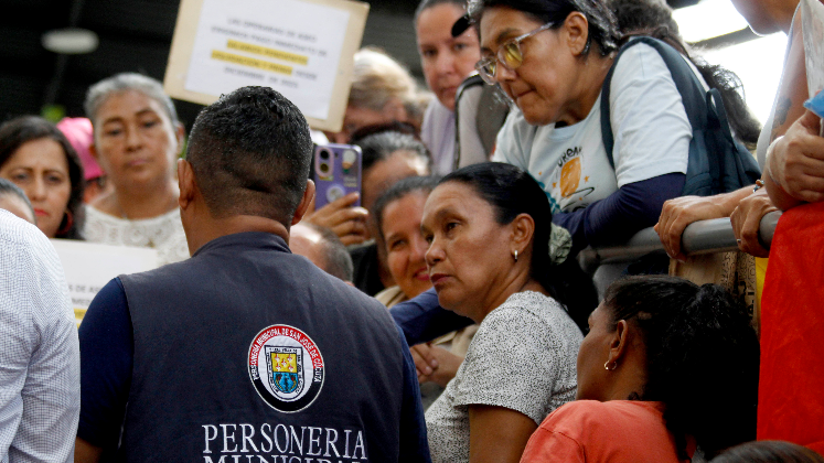 Personería Municipal medió en la protesta.