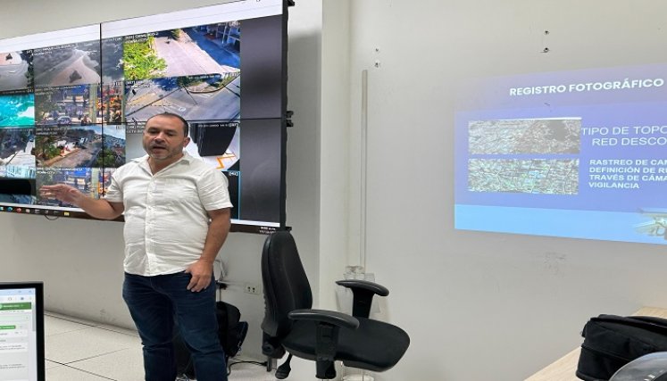 El sistema de cámaras de seguridad del Segundo Distrito de la Policía se encuentra en reparación.