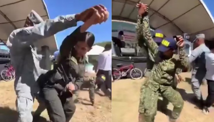 Críticas por vídeo de militares bailando
