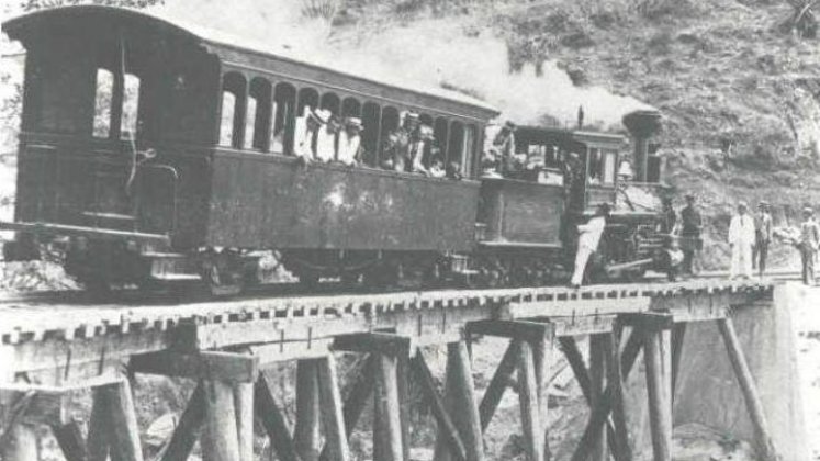 La industria ferroviaria en Cúcuta tenía una de sus rutas más importantes con la que se dirigía hacia el lago de Maracaibo. / Foto: Cortesía.