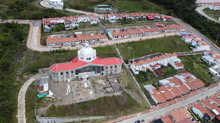 El nuevo casco urbano de Gramalote se extiende sobre 151 kilómetros  cuadrados. 