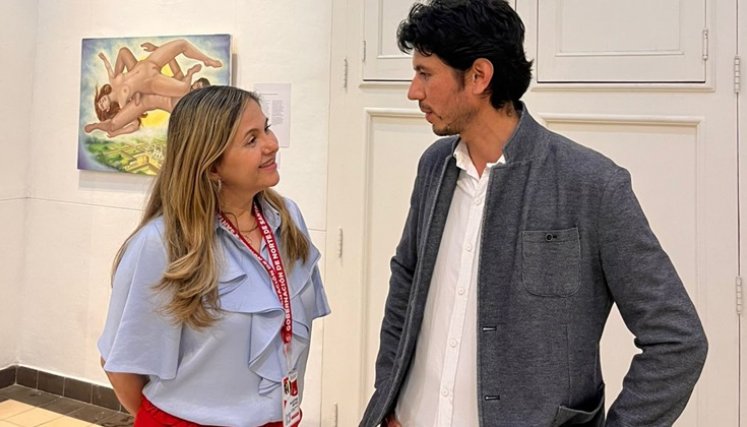 El artista de Chinácota que expone en la Quinta Teresa
