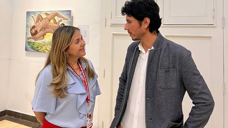 El artista de Chinácota que expone en la Quinta Teresa