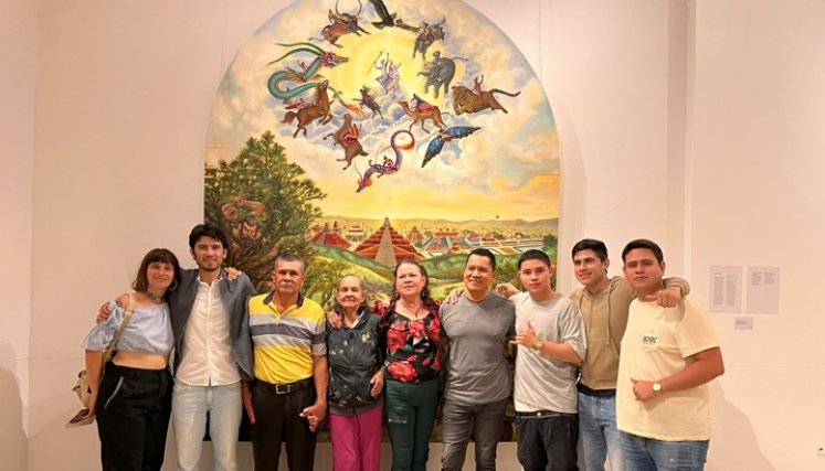 El artista de Chinácota que expone en la Quinta Teresa
