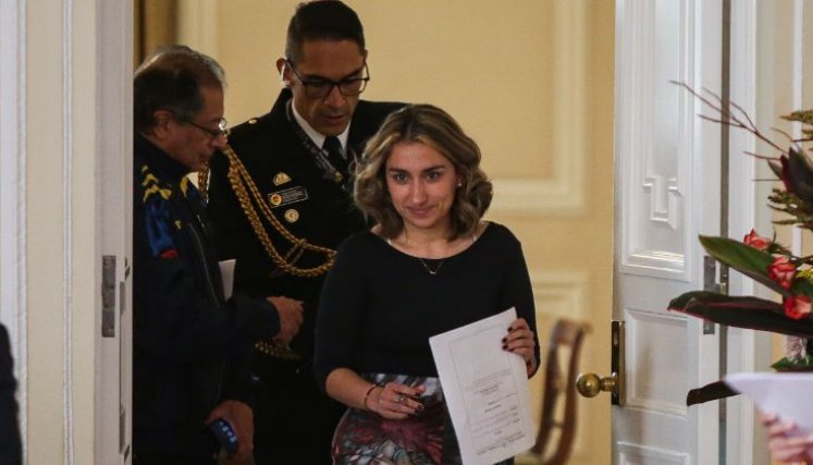 Laura Sarabia es la directora del Departamento Administrativo de la Presidencia de la República (Dapre). Foto Colprensa 