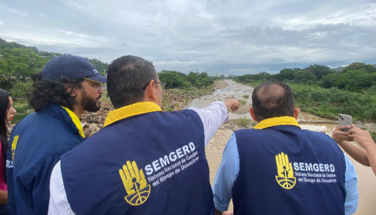 Unidad de Gestión del Riesgo entregó enrocados en el río Pamplonita.