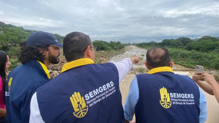 Unidad de Gestión del Riesgo entregó enrocados en el río Pamplonita.