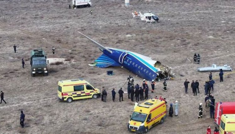 Accidente aéreo./ Foto tomada de X