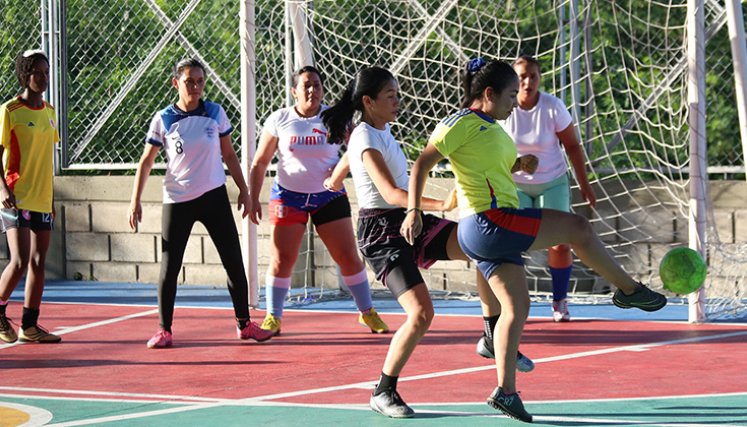 Entre las jugadoras, había mujeres migrantes, colombianas retornadas y miembros de comunidades de acogida.