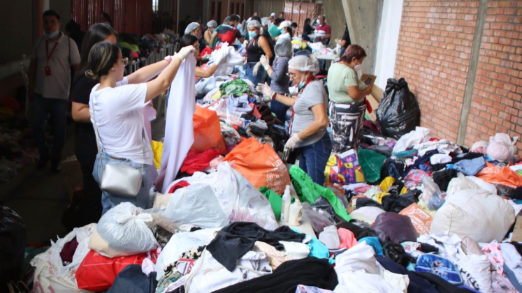 Las donaciones de ropa, comida y artículos de aseo están a la orden del día en Cúcuta. 