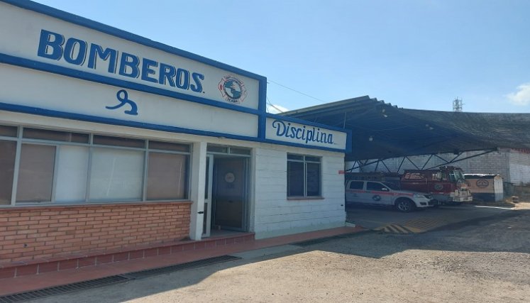 Un mal entendido se presentó con el almacenamiento de las ayudas humanitarias en la estación de bomberos.