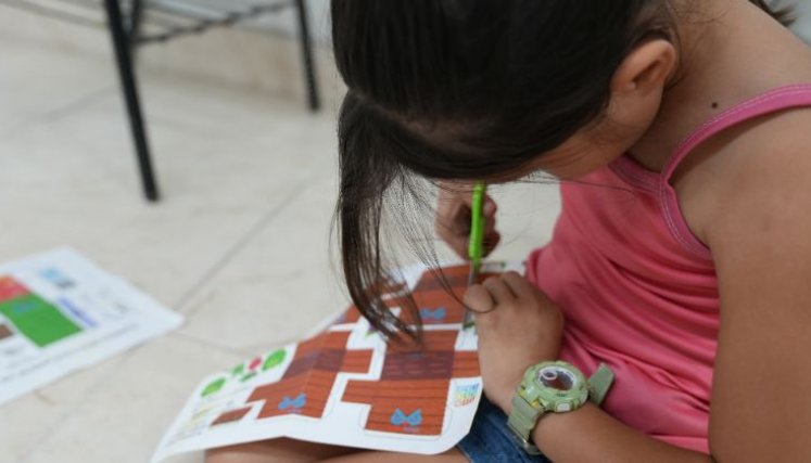 Niños del Catatumbo aprenden sobre ciencia. / Foto: Cortesía / La Opinión 